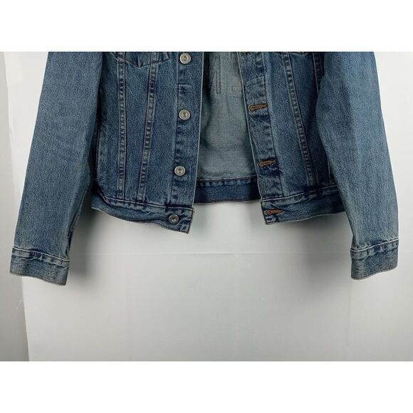 Tommy Hilfiger  Graffiti Logo Denim Jean Vintage Jacket Mens Sz Small Rare 90s. - Picture 15 of 16